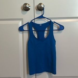 Lululemon, Swifty Tech Racer Back Tank Top Short 2.0 Race Length, Sz=0, Clr=Blue